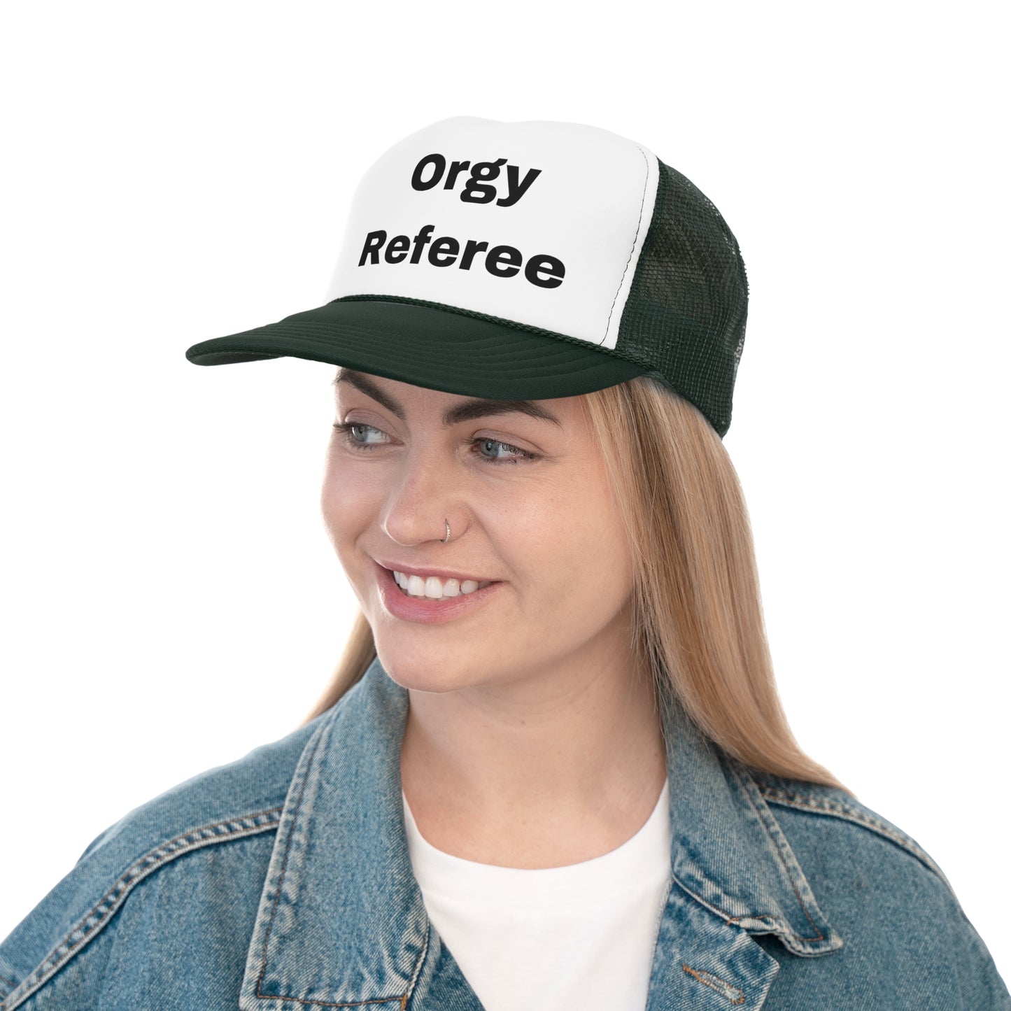 Orgy Referee Funny Trucker Hat