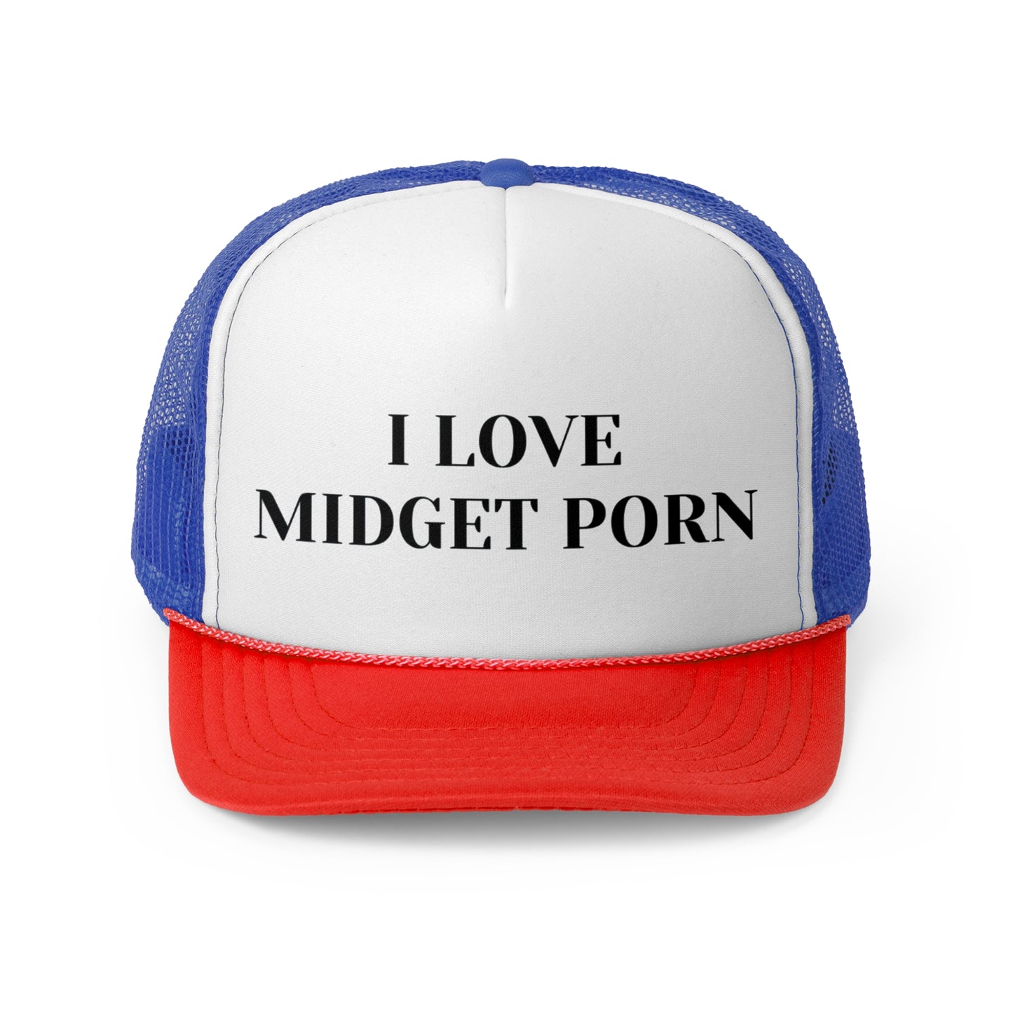 I Love Midget Porn Funny Trucker Hat