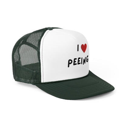 I love peeing Funny Trucker Hat