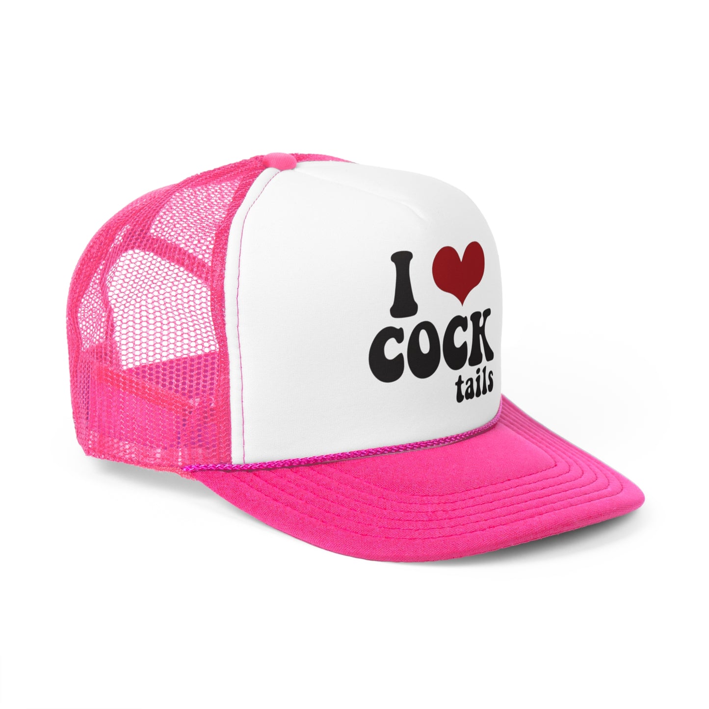 I Love Cock Tails Funny Trucker Hat