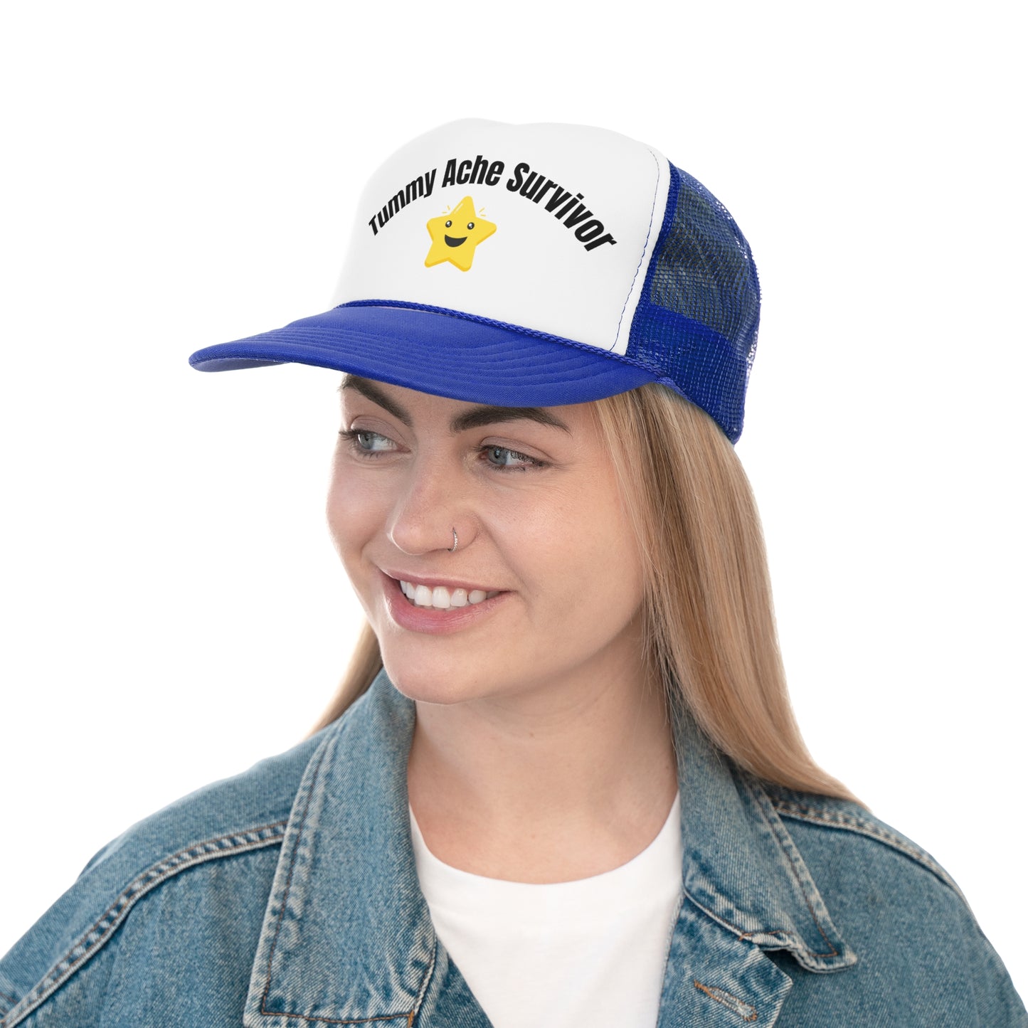 Tummy Ache Survivor Funny Trucker Hat