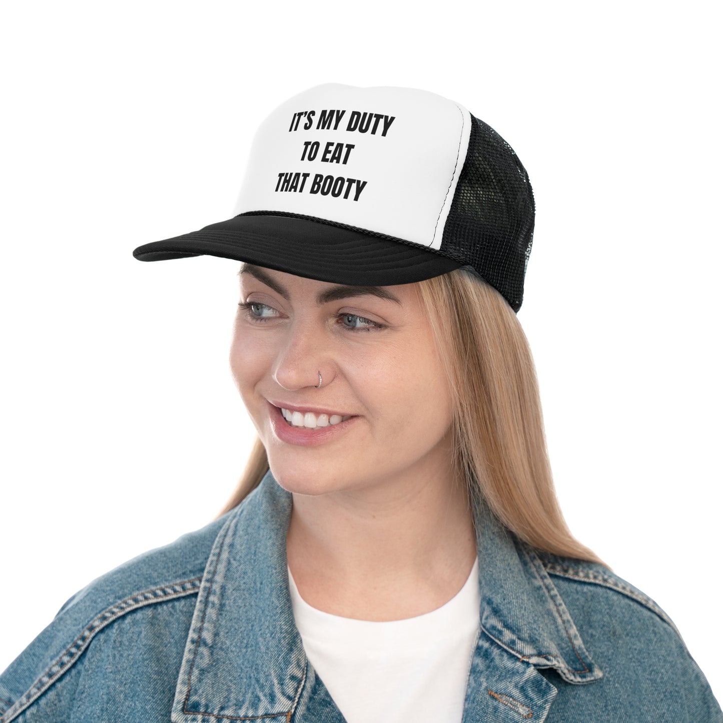 Its My Duty To Eat That Booty Funny Trucker Hat