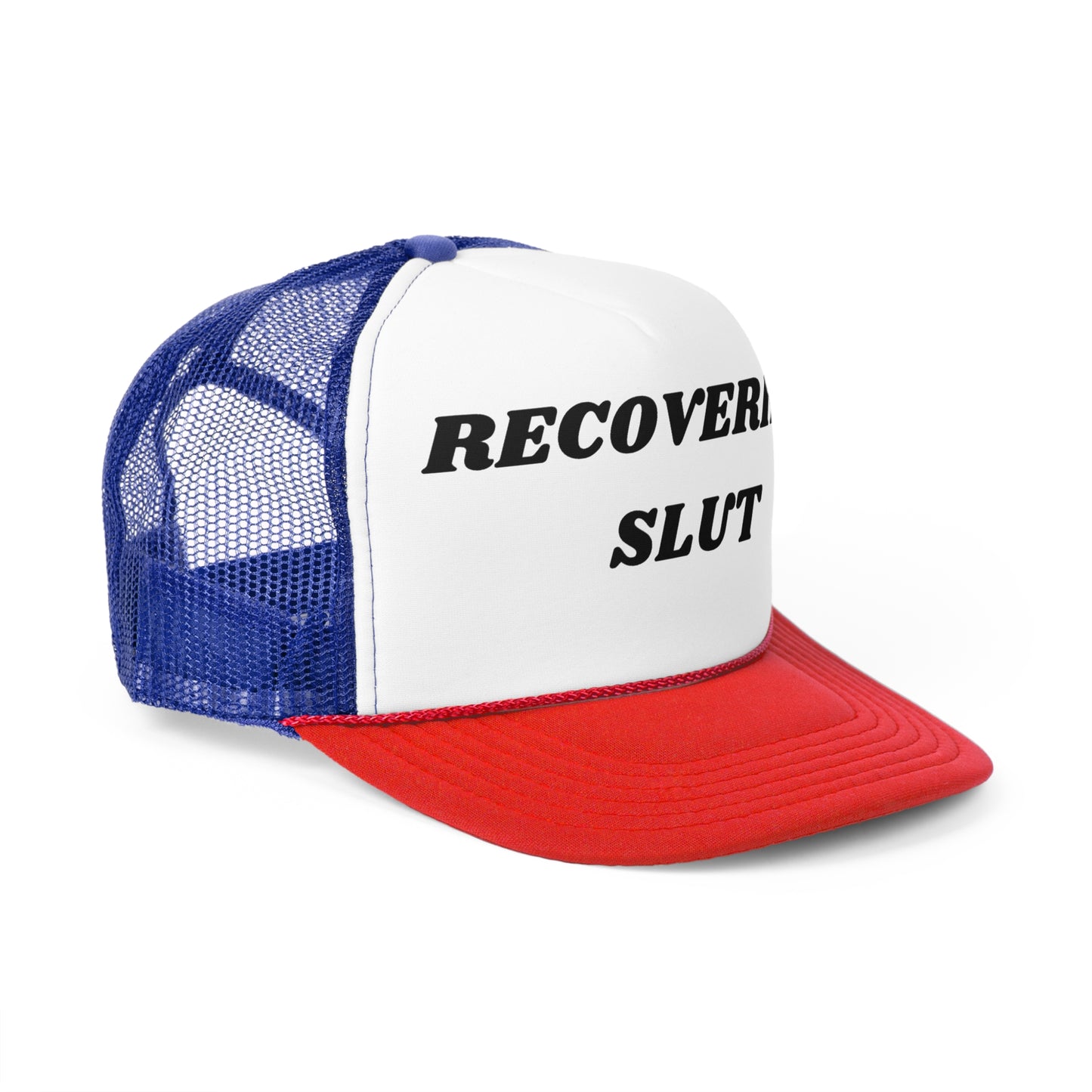 Recovering Slut Funny Trucker Hat