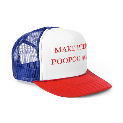 Make Peepee Poopoo Again Funny Trucker Hat