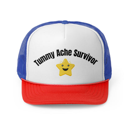 Tummy Ache Survivor Funny Trucker Hat