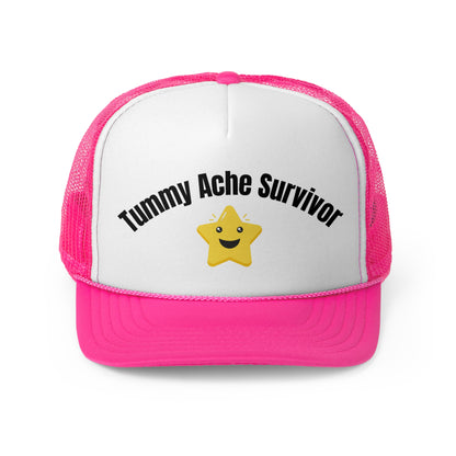 Tummy Ache Survivor Funny Trucker Hat