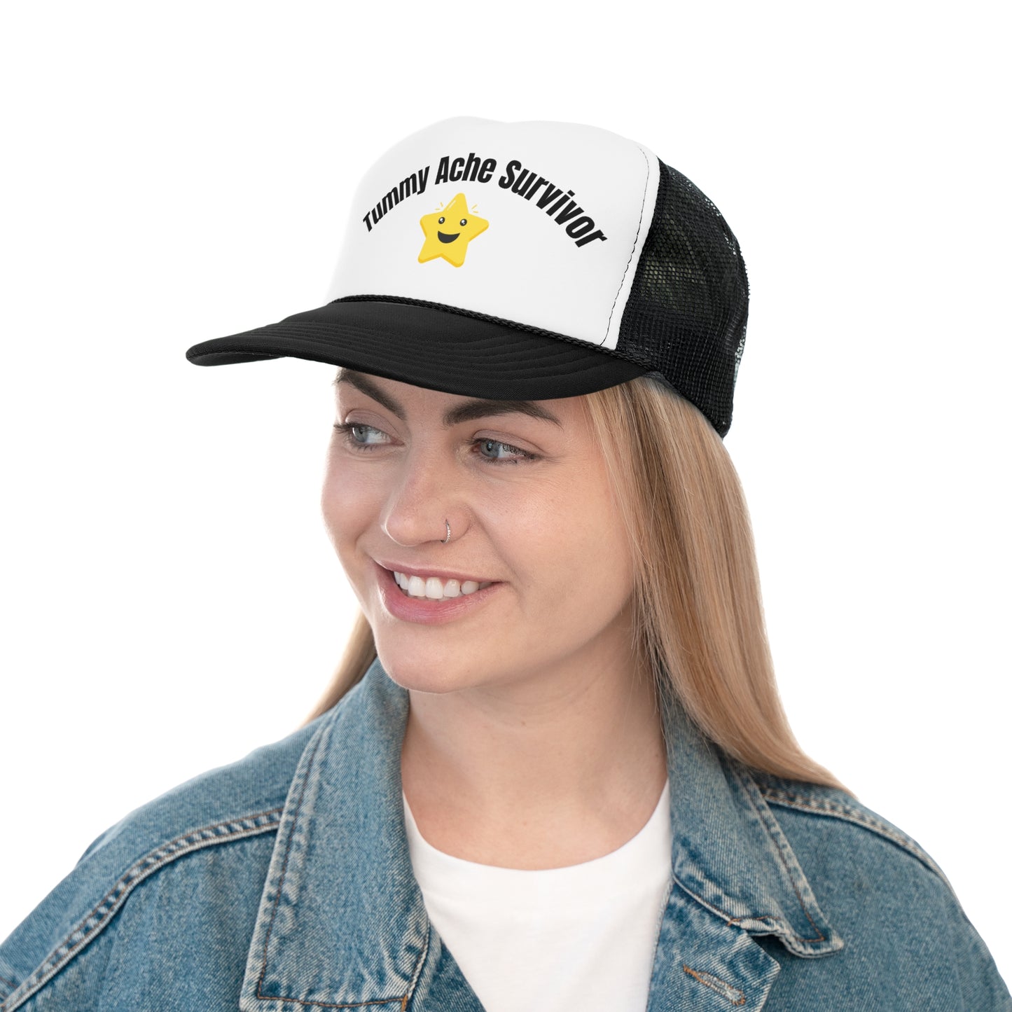 Tummy Ache Survivor Funny Trucker Hat