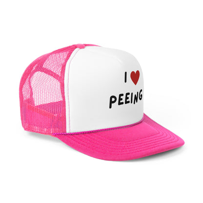 I love peeing Funny Trucker Hat