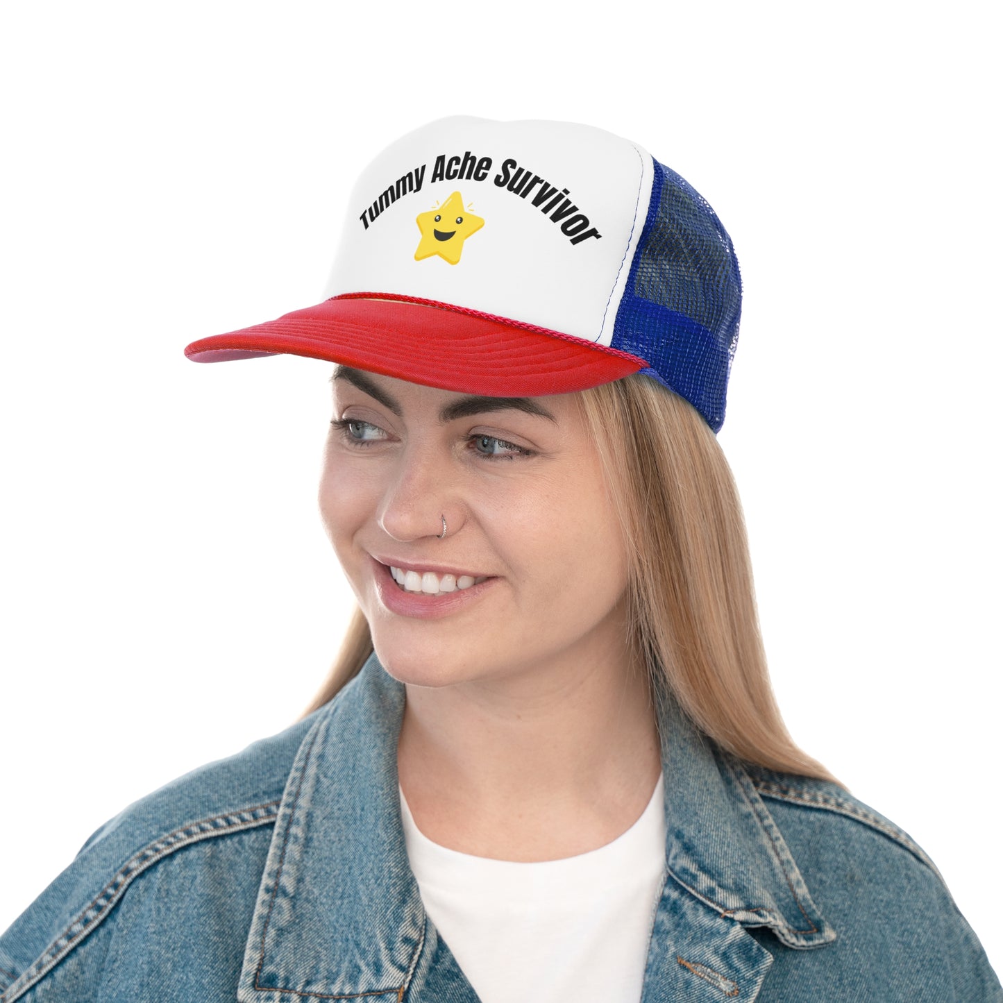 Tummy Ache Survivor Funny Trucker Hat