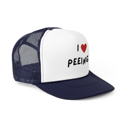 I love peeing Funny Trucker Hat