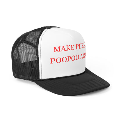 Make Peepee Poopoo Again Funny Trucker Hat