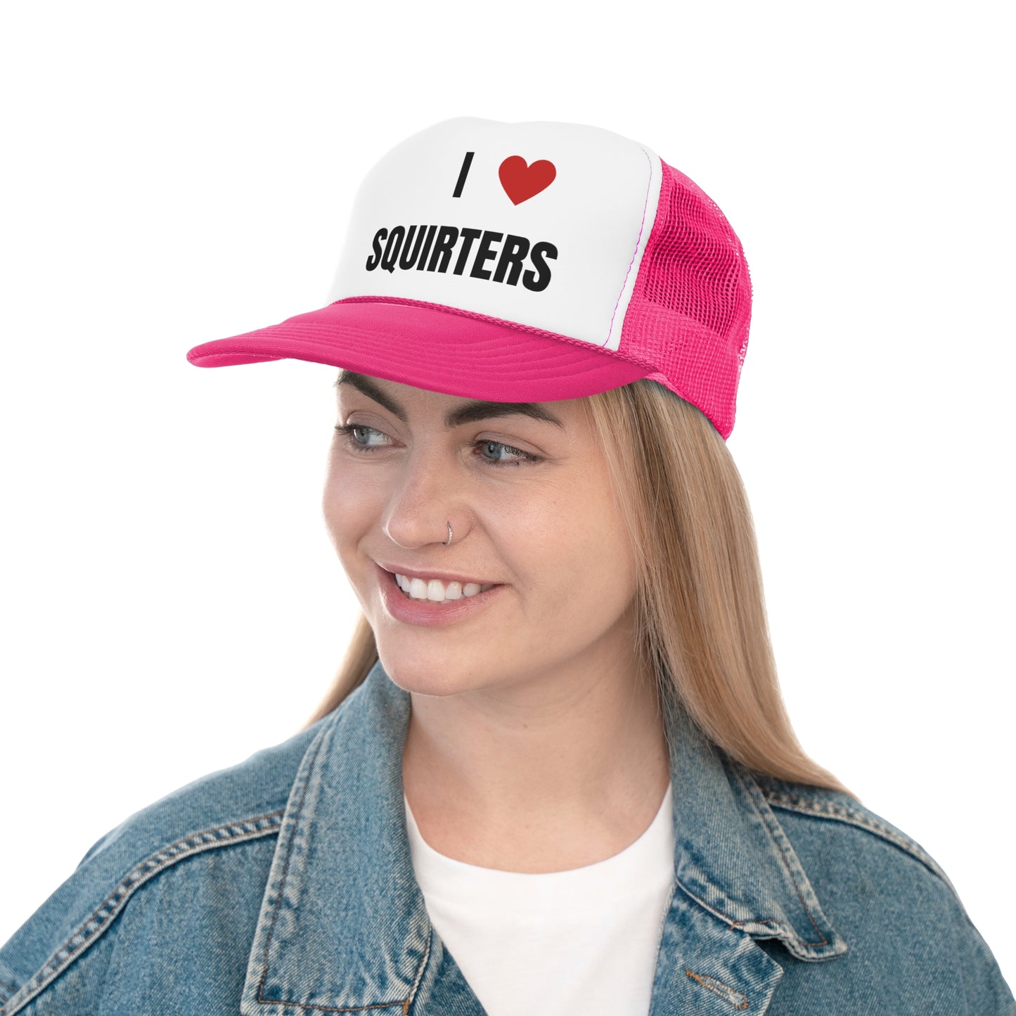 I Love Squirters Funny Trucker Hat