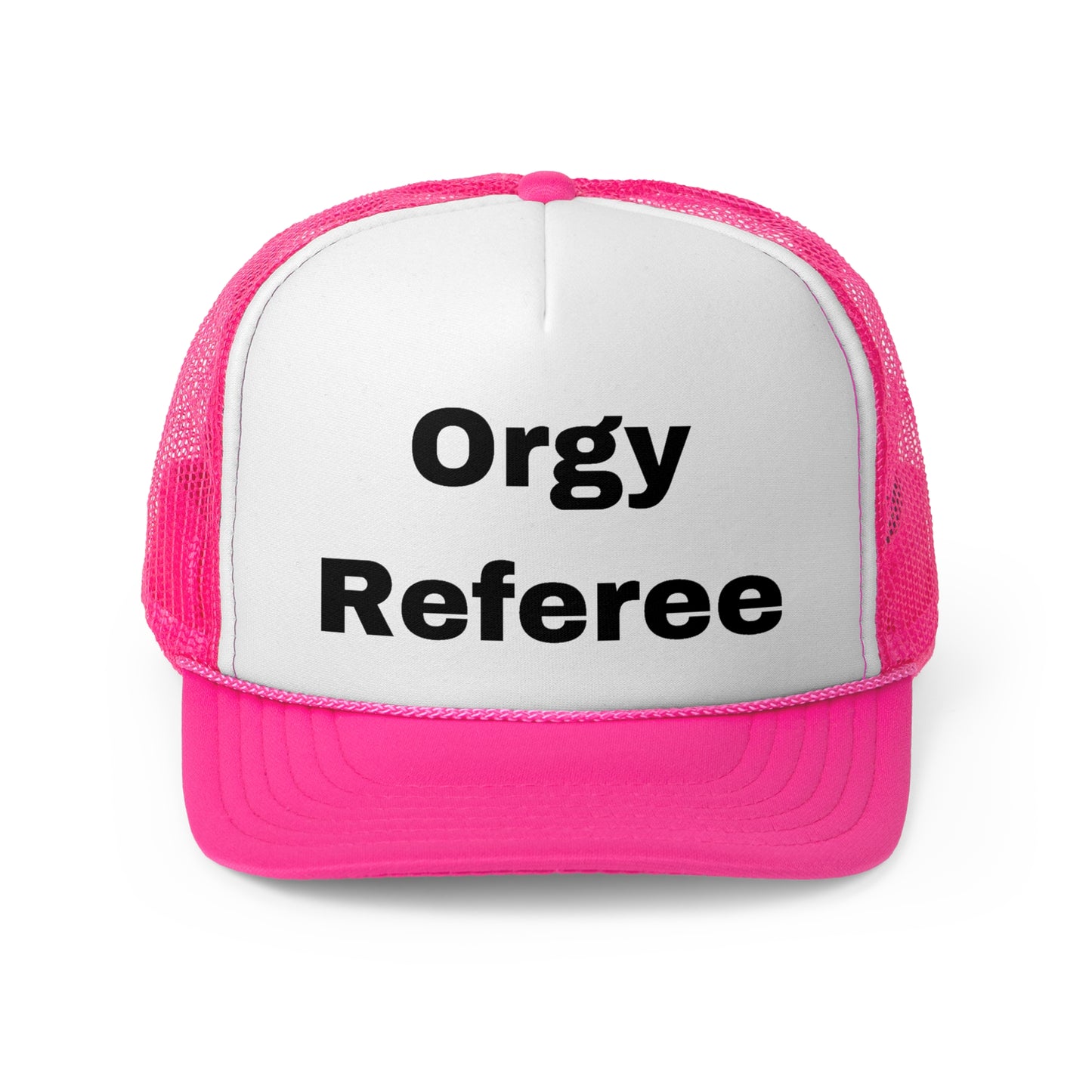 Orgy Referee Funny Trucker Hat