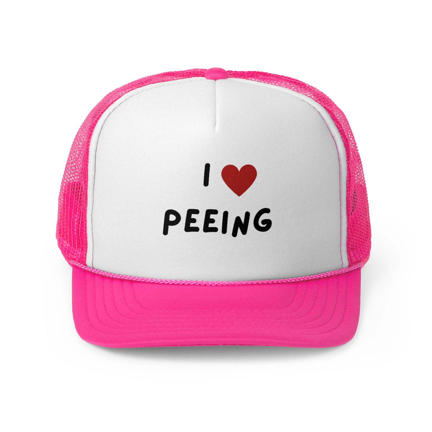 I love peeing Funny Trucker Hat