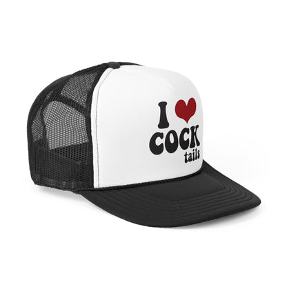 I Love Cock Tails Funny Trucker Hat