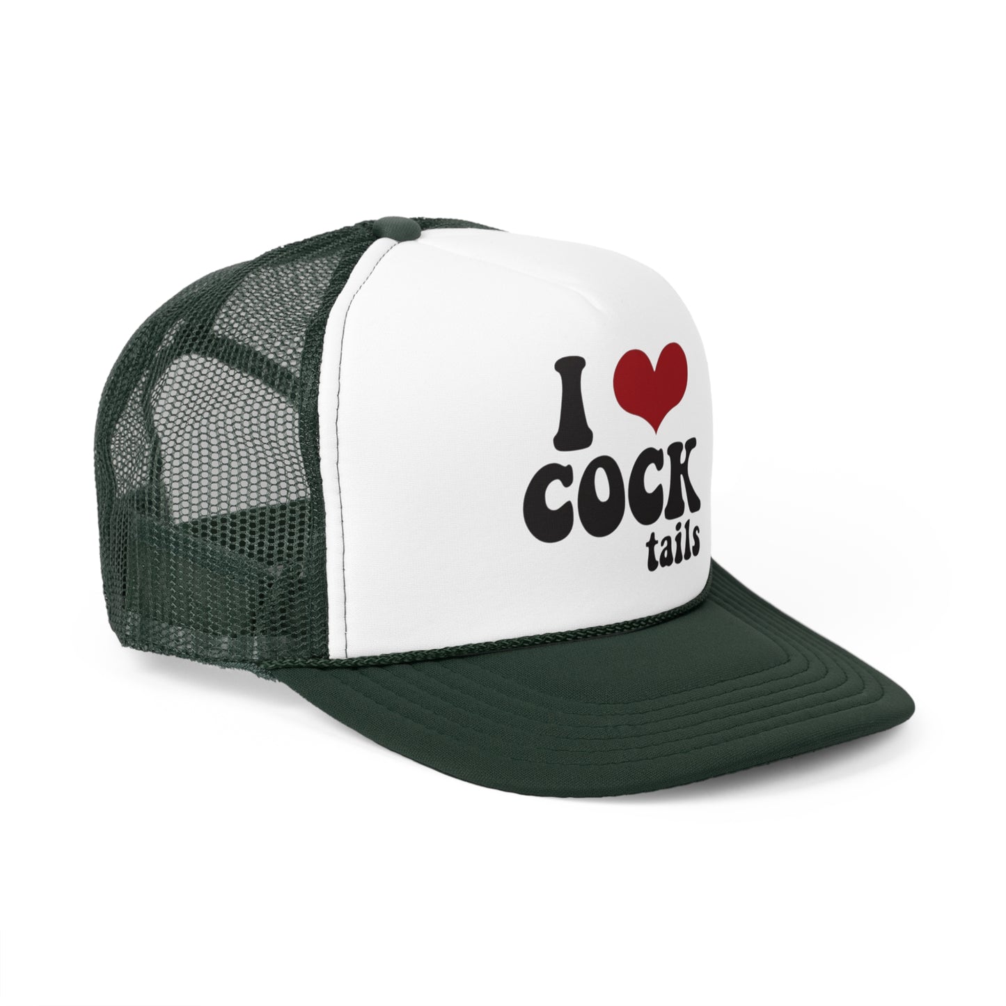 I Love Cock Tails Funny Trucker Hat