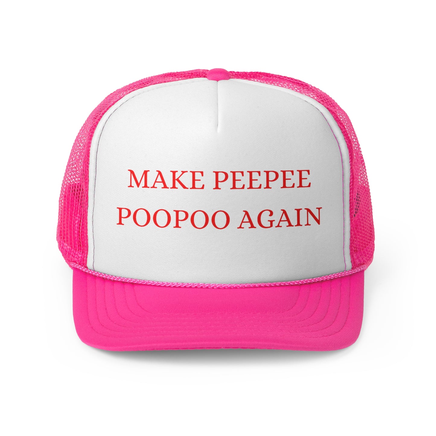 Make Peepee Poopoo Again Funny Trucker Hat