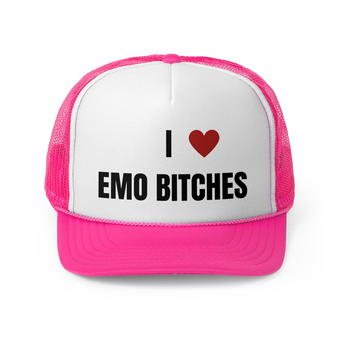 I Love Emo Bitches Funny Trucker Hat