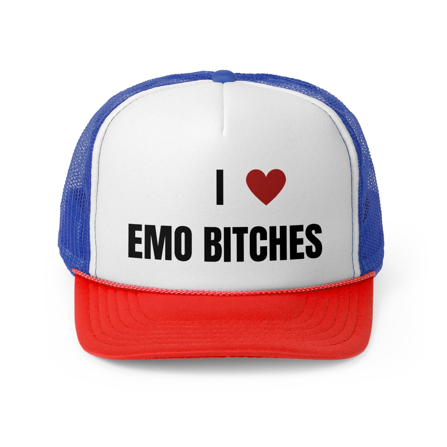 I Love Emo Bitches Funny Trucker Hat