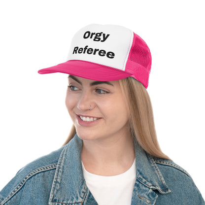 Orgy Referee Funny Trucker Hat