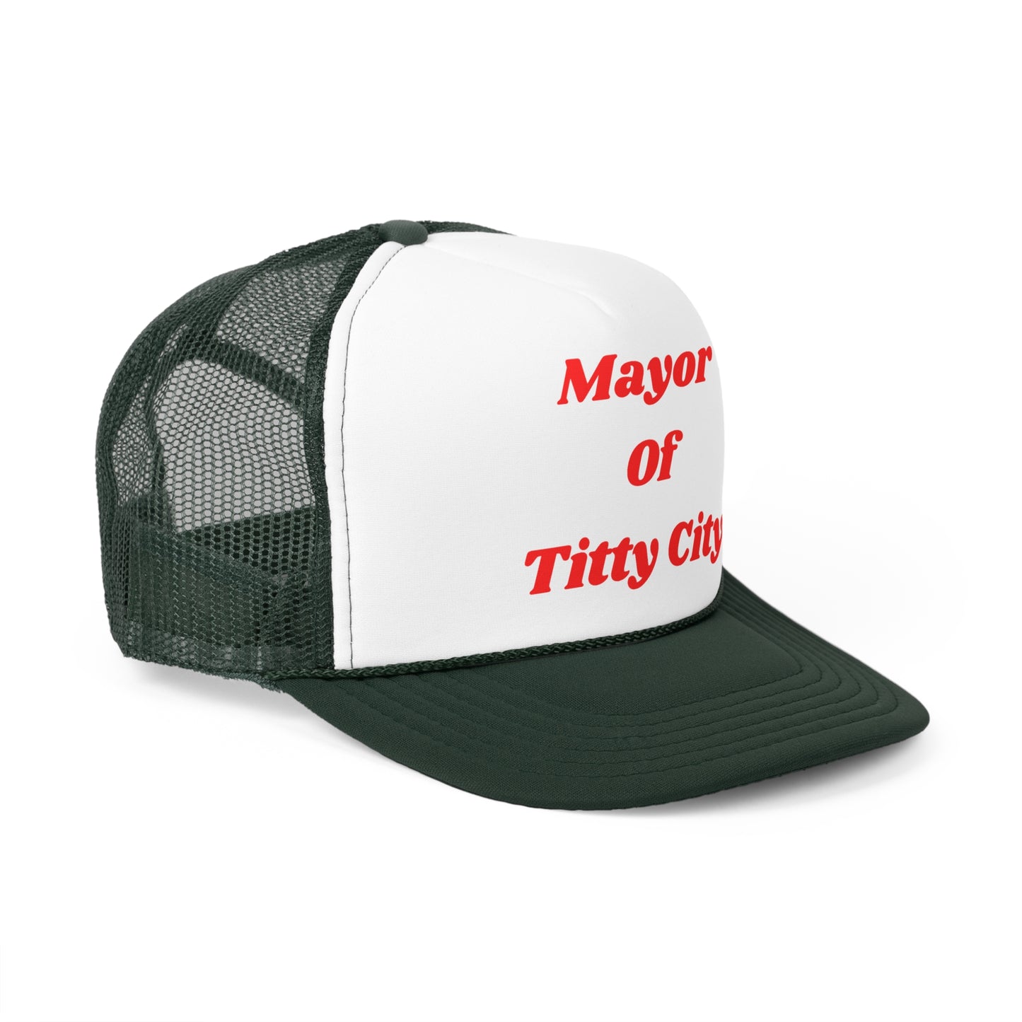 Mayor of Titty City Funny Trucker Hat