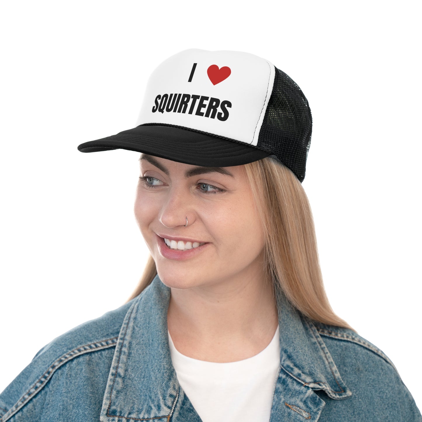 I Love Squirters Funny Trucker Hat