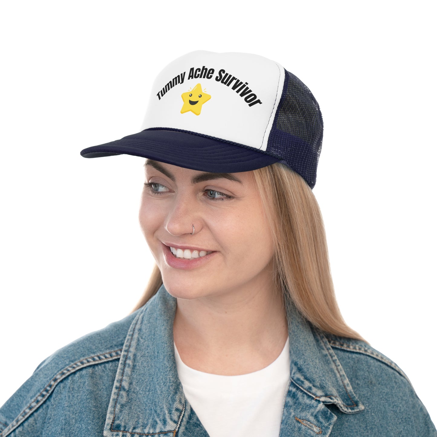 Tummy Ache Survivor Funny Trucker Hat